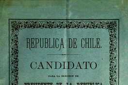 Candidato para la elección de presidente de la república en el próximo período constitucional, el ciudadano Anibal Pinto elejido por la convención de la Alianza Liberal: circular a los ciudadanos chilenos en California, Nevada y Oregon