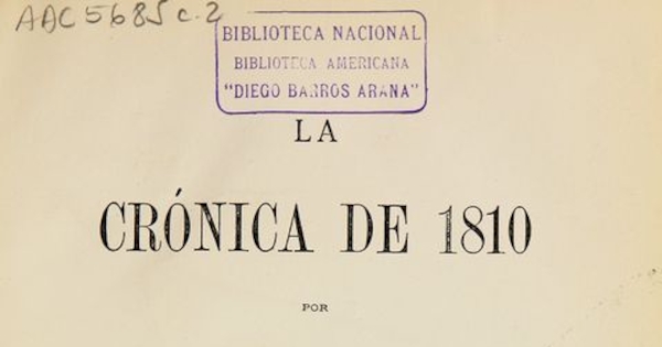 La crónica de 1810: tomo segundo