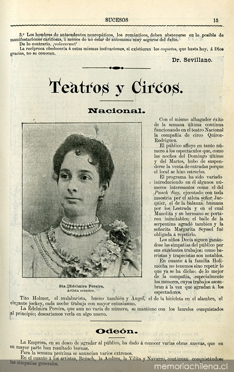 Teatros y circos