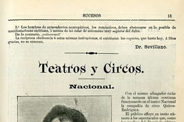 Teatros y circos