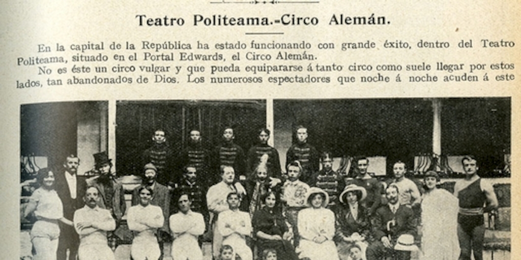 Teatro Politeama: Circo Alemán