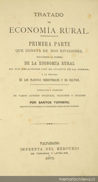 Tratado de economía rural: tomo 1