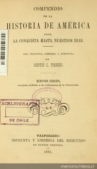 Compendio de la historia de América: desde la conquista hasta nuestros dias