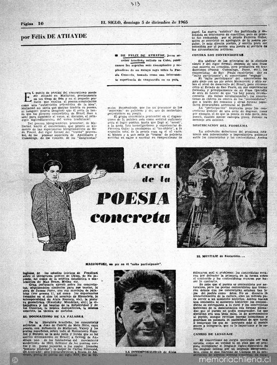 Acerca de la poesía concreta