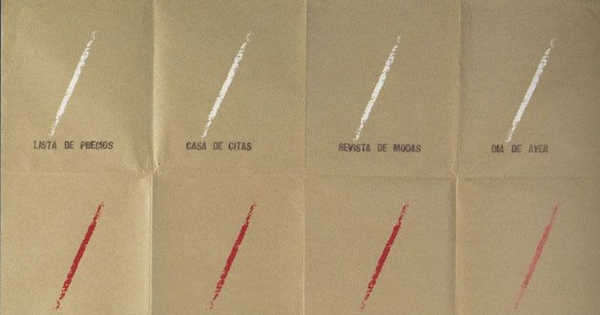 Lugares comunes, pintura aeropostal, nº 8, 1984