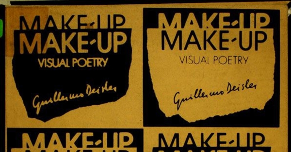 Make up: visual poetry