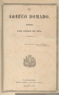 El Arauco domado poema por Pedro de Oña : [prospecto]