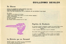 Poemas de Guillermo Deisler