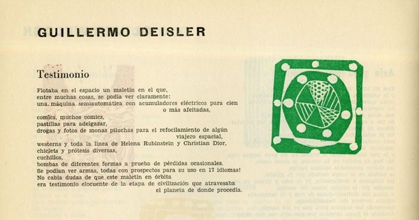 Poemas de Guillermo Deisler