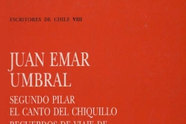 Umbral : Segundo pilar : el canto del chiquillo, recuerdos de viaje de Lorenzo Angol
