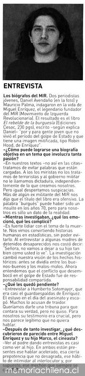 Los biográfos de MIR