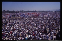 Ciudadanos celebrando por elección presidencial de 1989