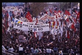 Manifestación ciudadana a favor del No, 1988