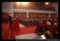 Ceremonia de cambio de mando: Patricio Aylwin asume la presidencia de la república en el Congreso Nacional, 1990