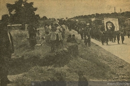 Homenaje a Moisés Huentelaf, campesino asesinado por los terratenientes en el fundo "Chesque", comuna de Loncoche: 1 de noviembre de 1971