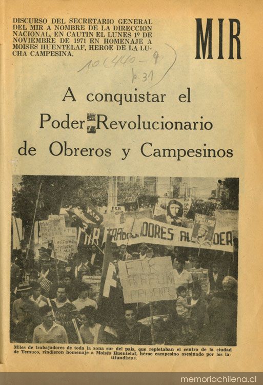 A conquistar el poder revolucionario de obreros y campesinos