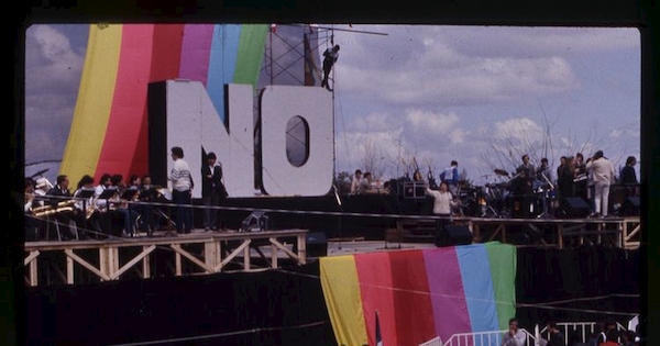 Manifestación ciudadana a favor del No, 1988