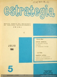 Estrategia: no. 5, julio 1966