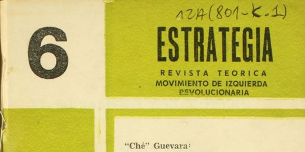 Estrategia: no. 6, septiembre 1966