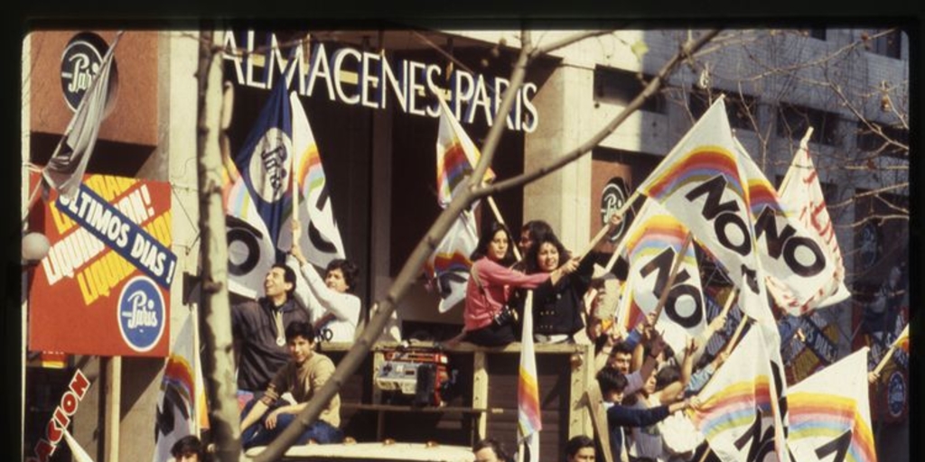 Manifestación ciudadana a favor del No, 1988