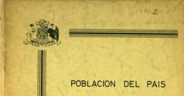 Población del país: tomo 1