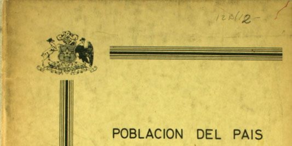 Población del país: tomo 1