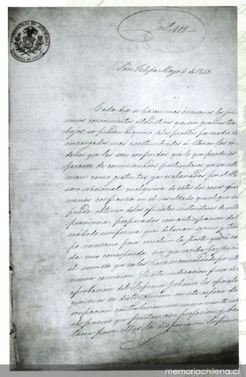 Decreto de Ejecución Censo 1843