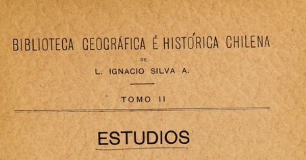 Estudios geográficos é históricos