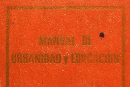 Manual de urbanidad y educación