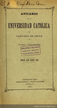 Discurso del señor don Abdón Cifuentes, Presidente General de la Unión Católica de Chile