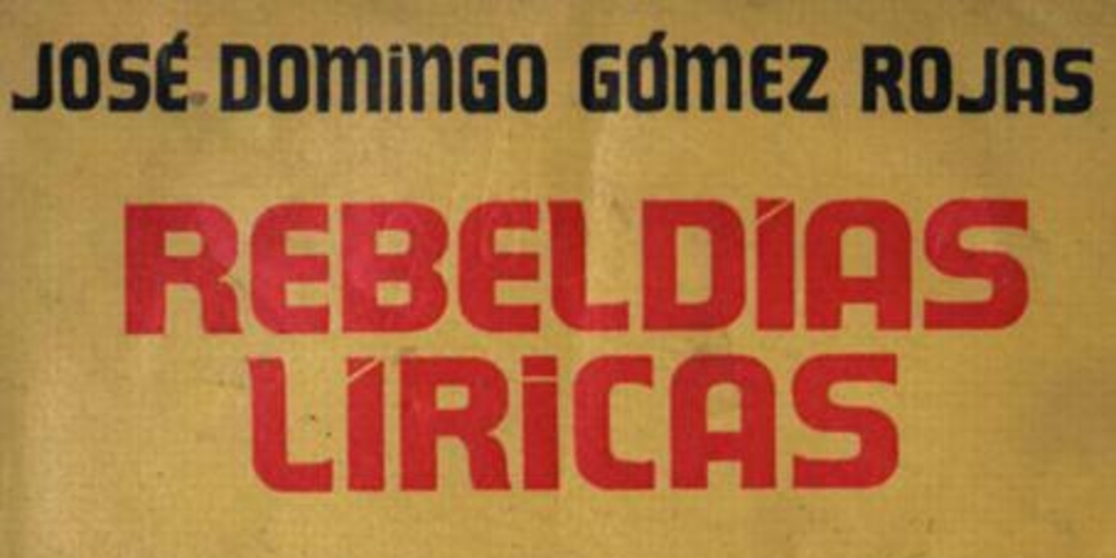 Rebeldías líricas