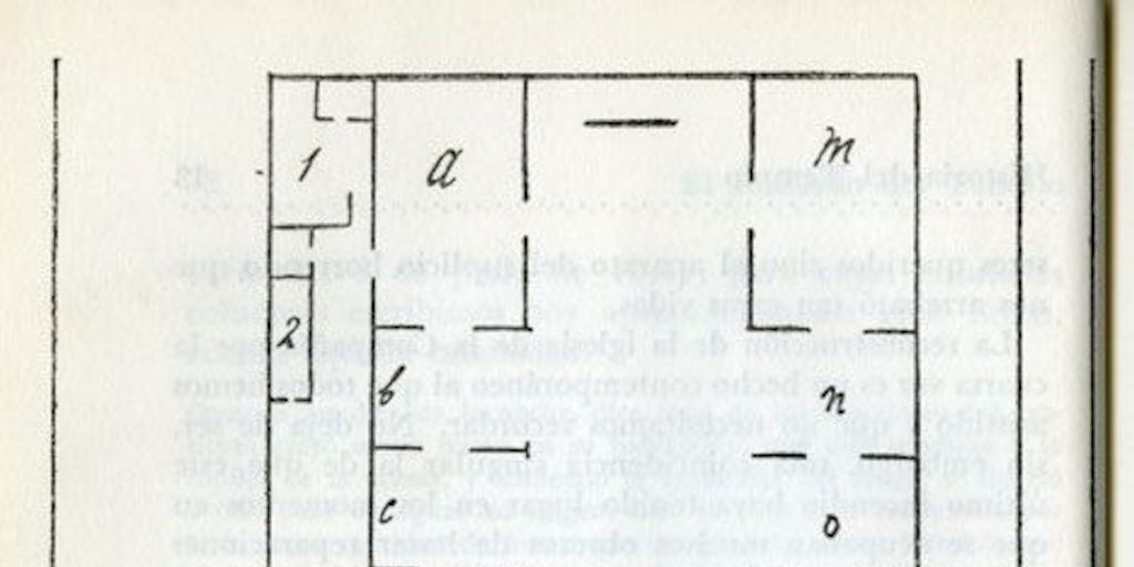 Plano del Templo de la Compañía de Santiago de Chile, ca. 1863