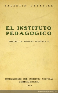 El Instituto Pedagógico: misceláneas de estudios pedagógicos