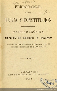 Ferrocarril entre Talca y Constitución