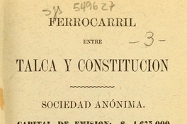 Ferrocarril entre Talca y Constitución