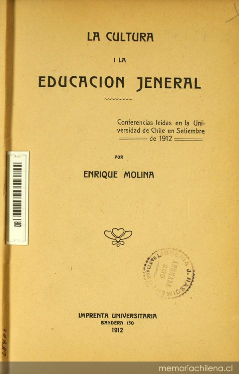 La cultura i la educación jeneral