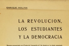 La revolución, los estudiantes y la democracia