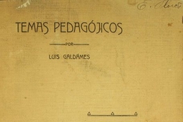 Temas pedagógicos
