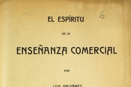 El espíritu de la enseñanza comercial