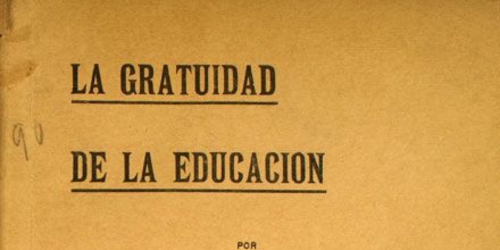 La gratuidad de la educación