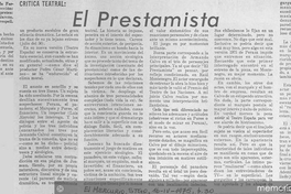 El prestamista