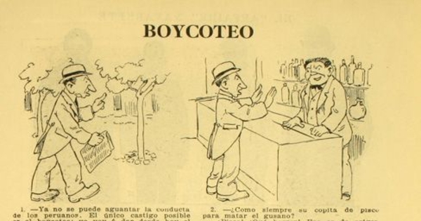 Caricatura "Boycoteo"