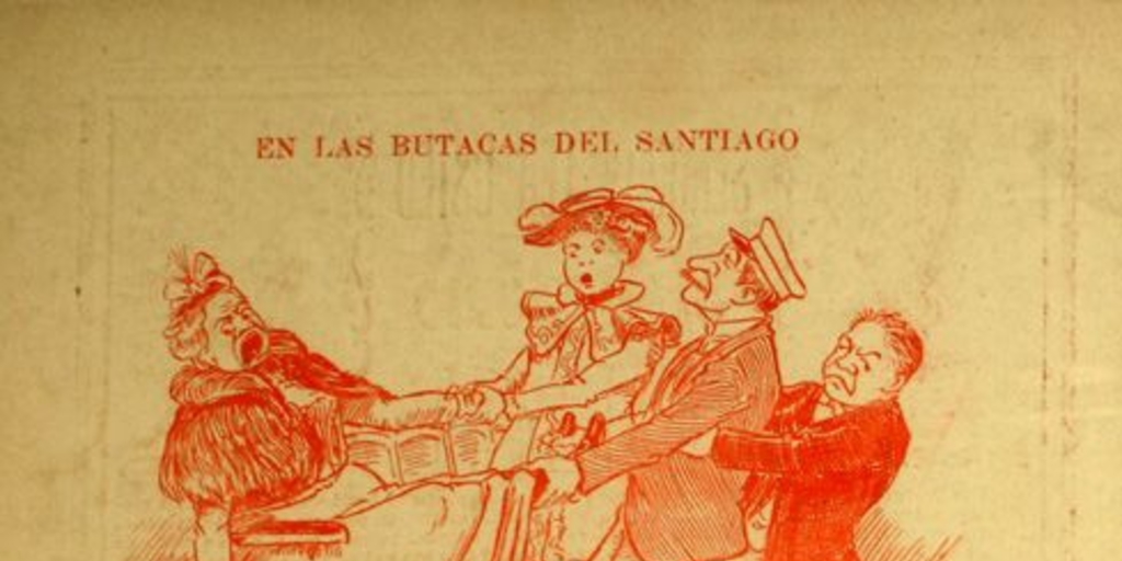 Ilustración "En Las Butacas del Santiago"