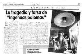 La tragedia y farsa de "Ingenuas palomas"