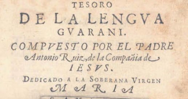 Tesoro de la lengua guarani