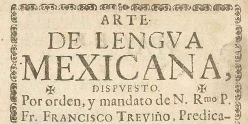 Arte de la lengua mexicana