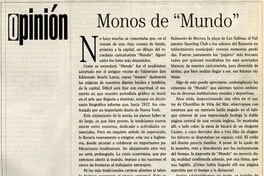 Monos de "Mundo"