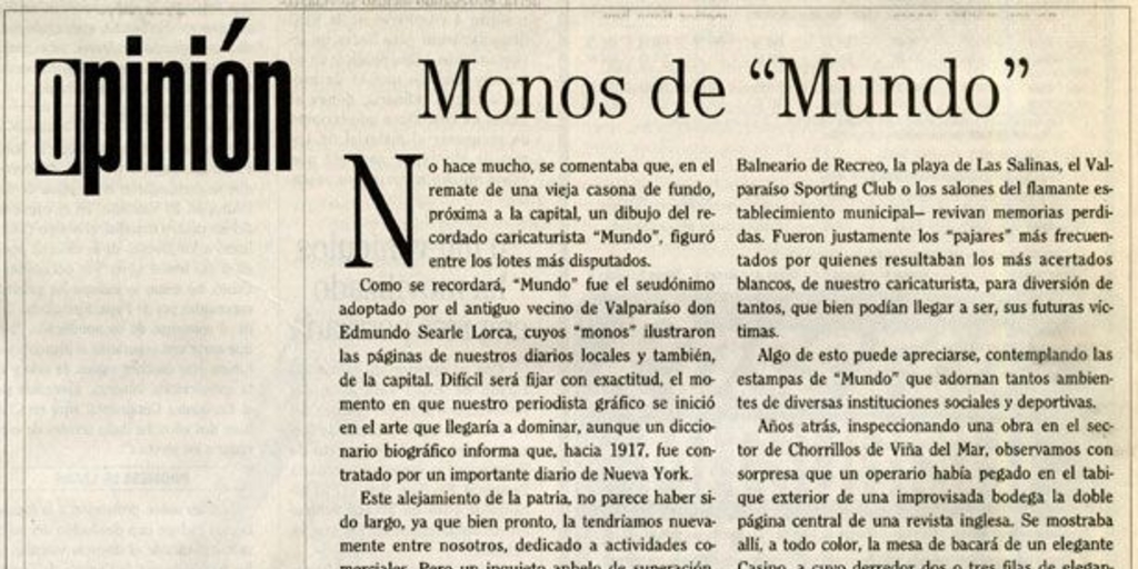 Monos de "Mundo"