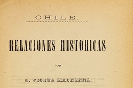 Chile. Relaciones históricas.