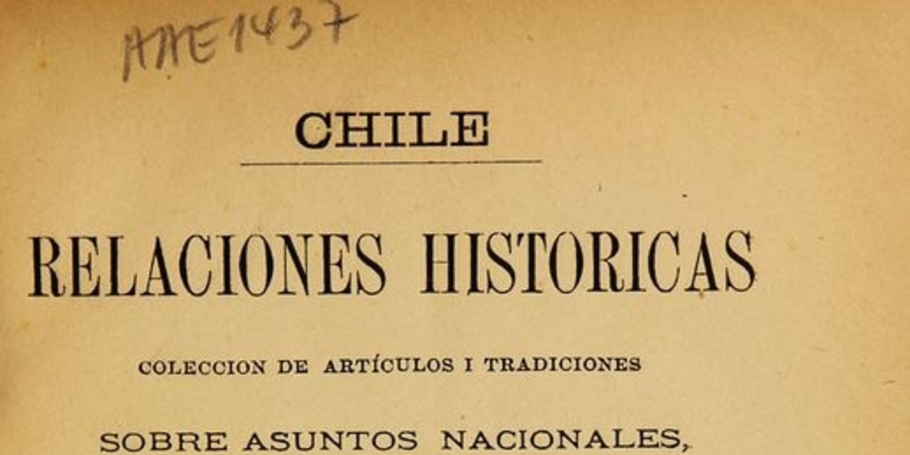 Relaciones históricas: colección de artículos y tradiciones sobre asuntos nacionales: segunda serie